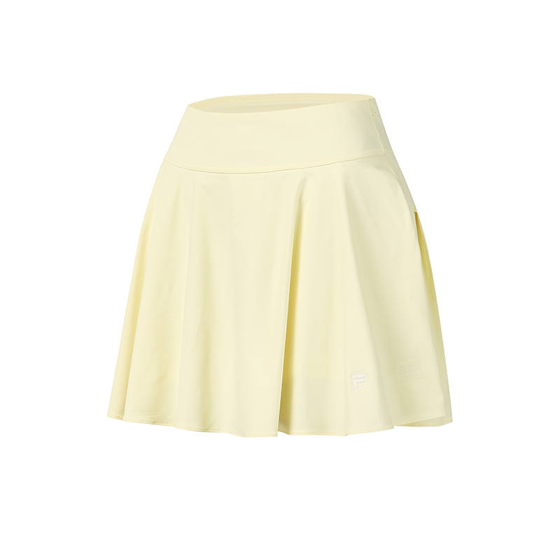 FILA Tennis Skirts Women's Chrysanthemum Yellow Moderate Short