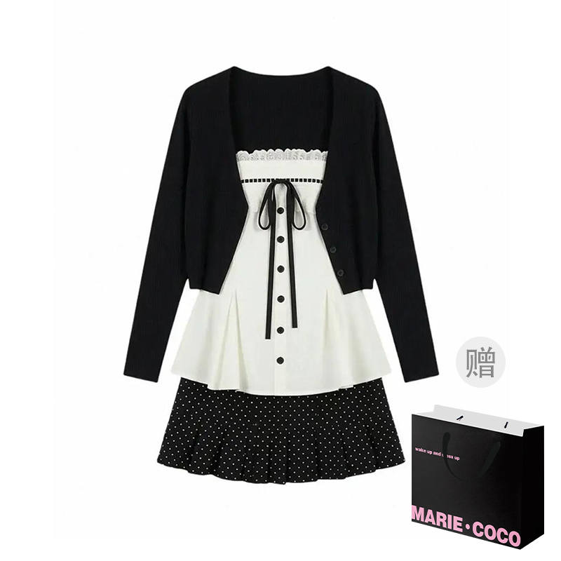 MARIE·COCO Two Piece Skirt Sets Women's Moderate Short