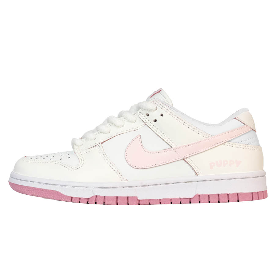 Nike Nike Dunk Cloud Mist Strawberry Synthetic Leather Cushioning Abrasion Resistant Slip Resistant Low top Skateboard Shoes