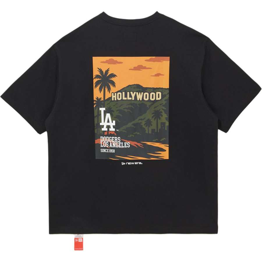 New Era T Shirts Unisex Black Crew Neck