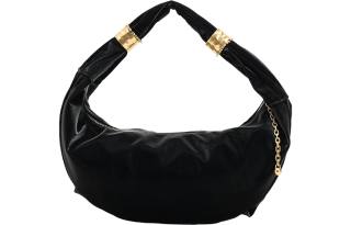 URBAN REVIVO Artificial Leather Handbag, Shoulder Bag Women's Black