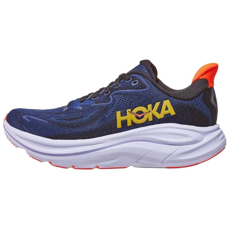 HOKA ONE ONE CLIFTON 10 Running Shoes Women's Blue Yellow