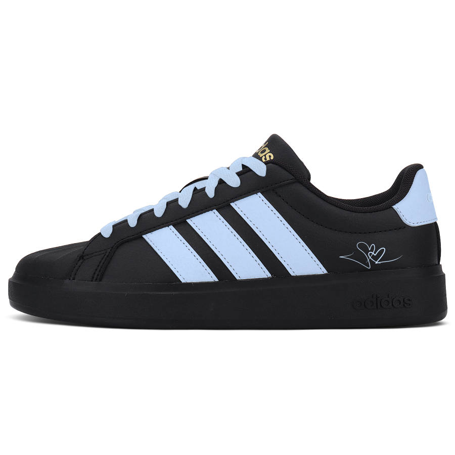 Adidas Adidas Street Talk Low top Kids' Skateboarding Shoes Black Blue Teenagers