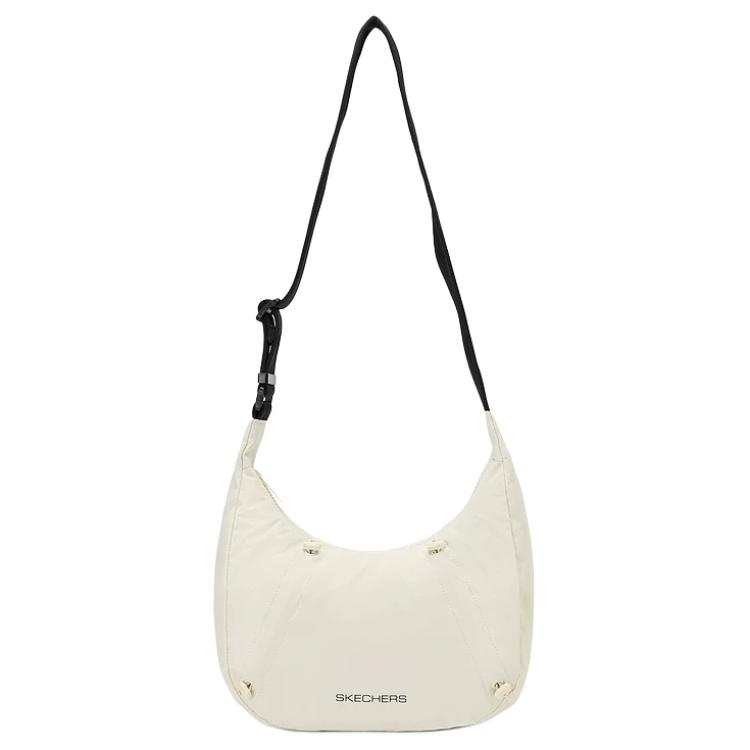 Skechers Comfortable Sports Collection Fabric Crossbody Bags Unisex Moon White