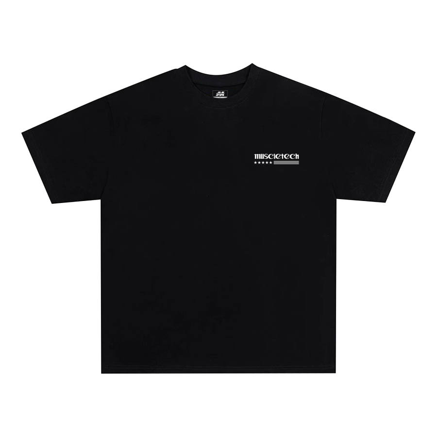 MUSCLETECH T Shirts Unisex Crew Neck Thin Straight Fit