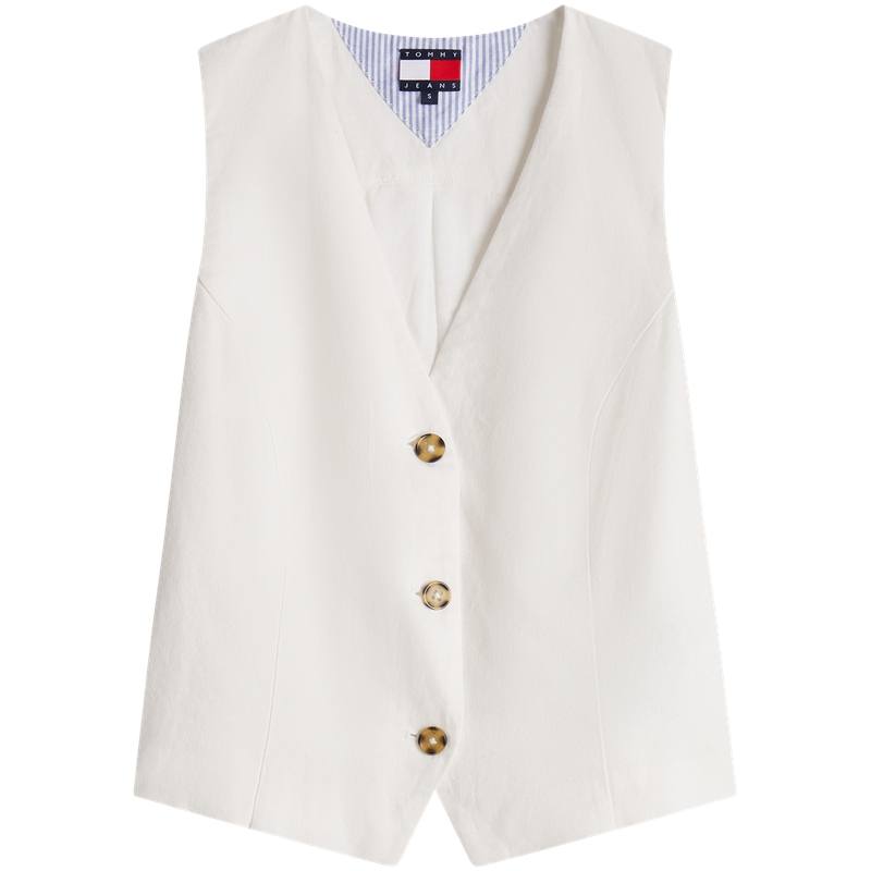 Tommy Hilfiger Vests Women's V Neck Moderate Business Suit