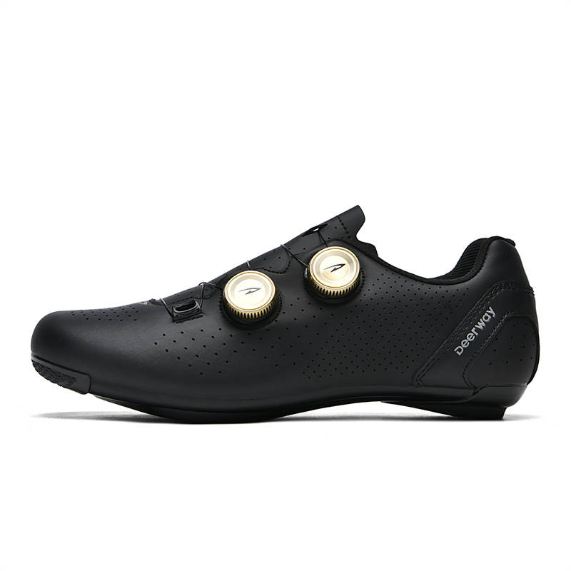 DEERWAY Cycling Shoes Unisex Low Top Black