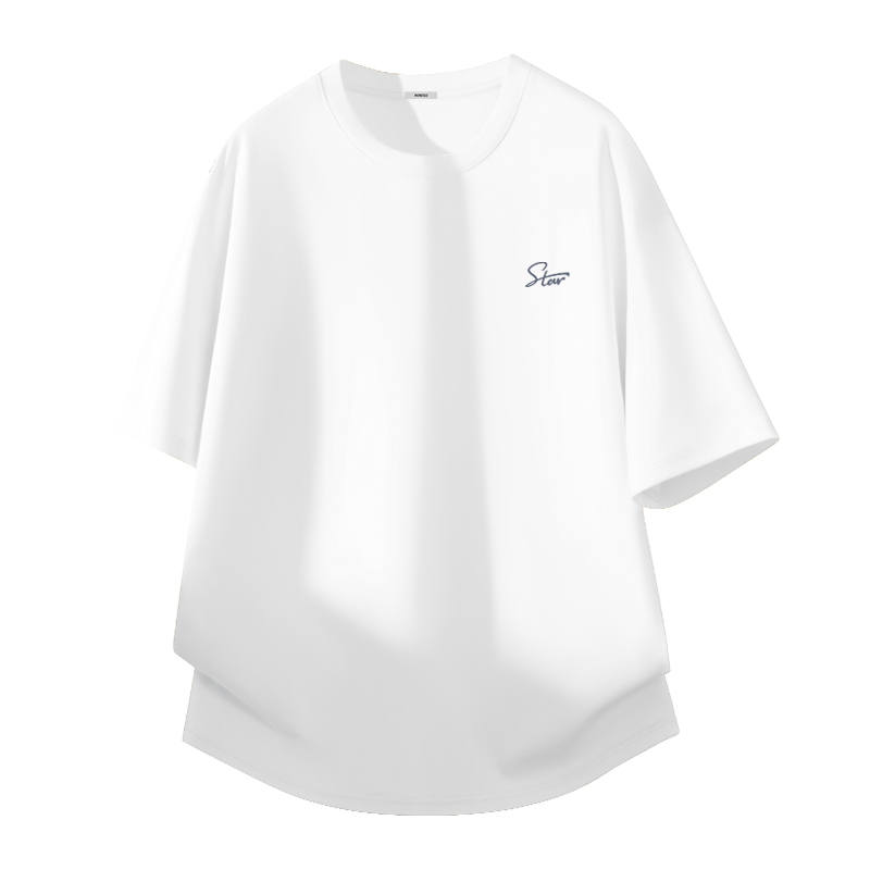 MINISO T Shirts Unisex Crew Neck Moderate Straight Fit