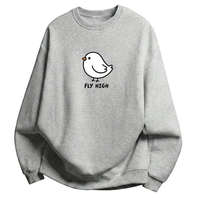 Hodo Sweatshirts Unisex Crew Neck Moderate Regular