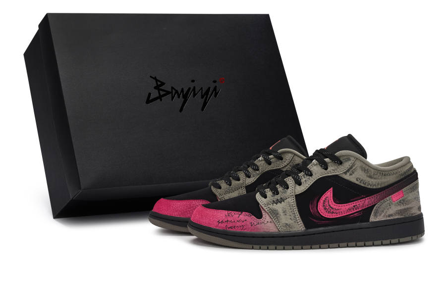 Jordan Jordan Air Jordan 1 811 Manufacturing, Dawn Glow, Special Shoe Box Slip Resistant Abrasion Resistant Low top