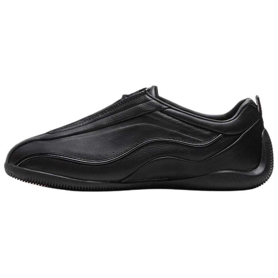Li-Ning Li Ning Delicate RACER Leather Rebound Low top Casual Shoes Women's Black