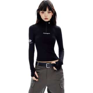 APEA T Shirts Women's Stand Collar Moderate Other