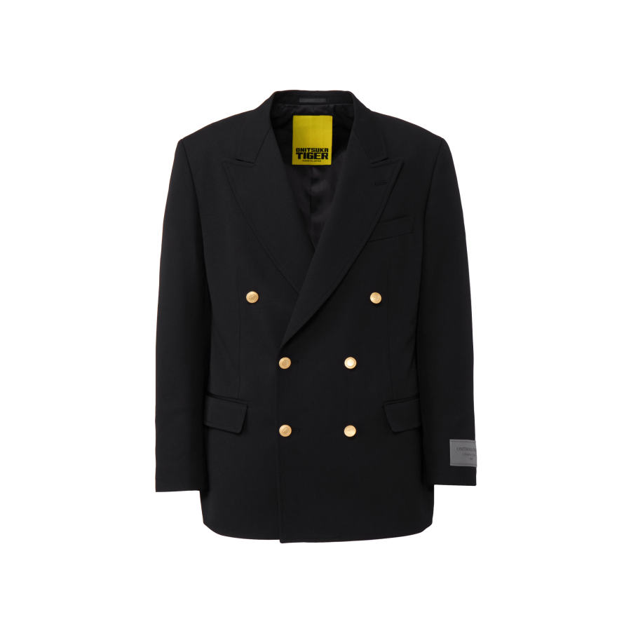 Onitsuka Tiger SS26 DOUBLE BREASTED JACKET Men's Black