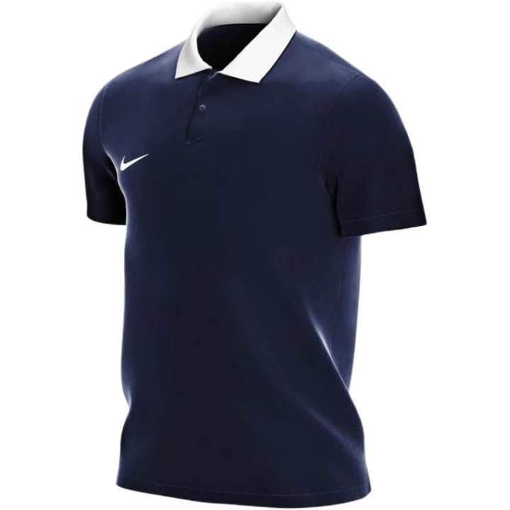 Nike Nike Polo Shirts Men's Navy Blue Polo Collar Moderate Straight Fit