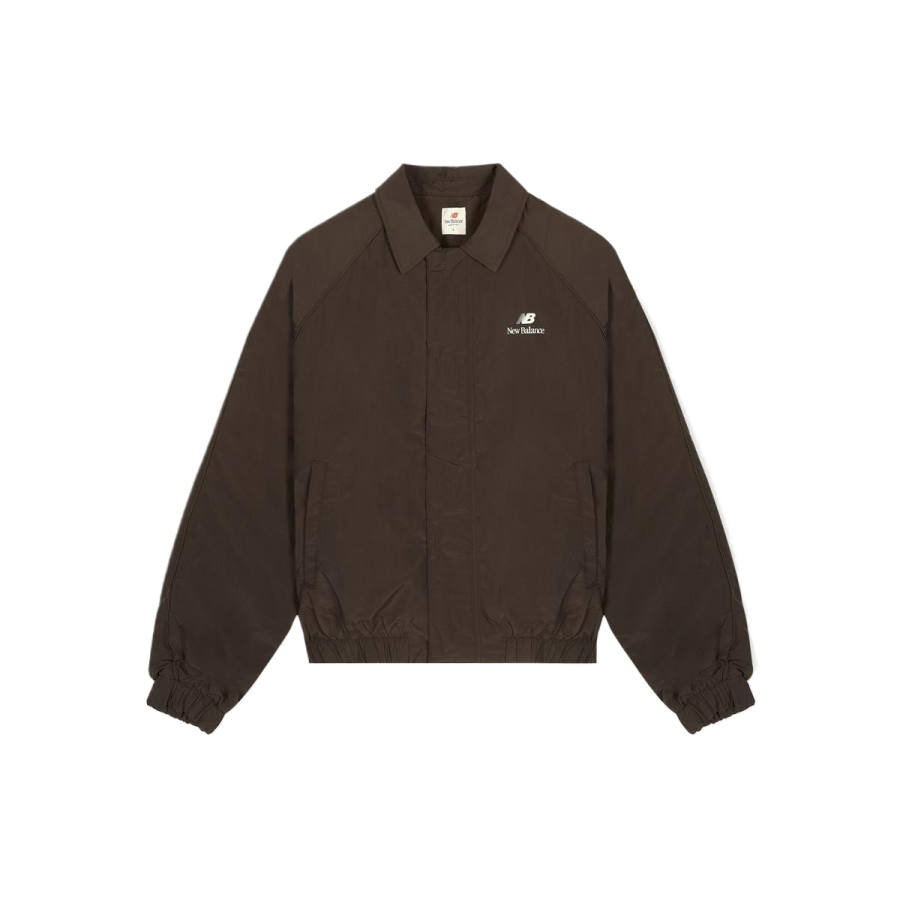 New Balance New Balance Jackets Unisex Dark Brown Lapel Moderate Pilot