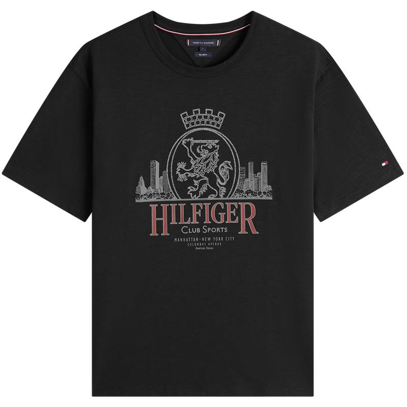 Tommy Hilfiger T Shirts Men's Crew Neck Moderate