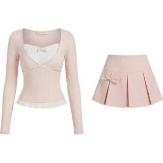 Qiuerle Skirt Set Women's Gift Box Set Included