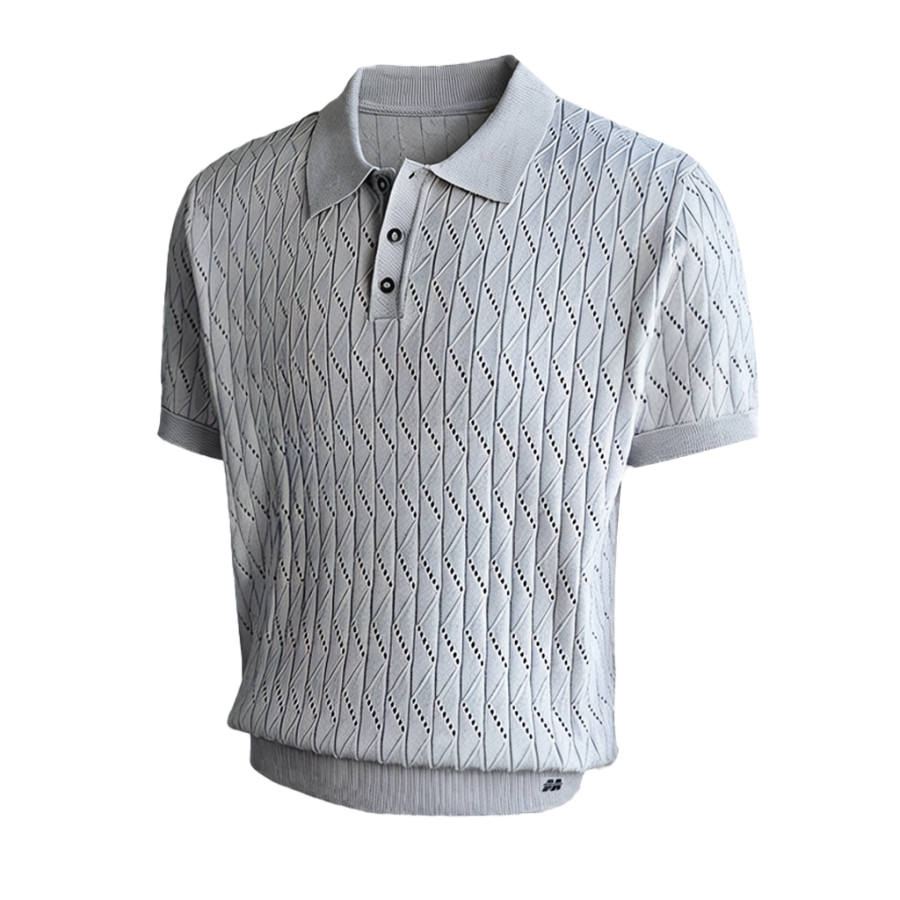 MUSCLETECH Polo Shirts Unisex Lapel Moderate Straight Fit