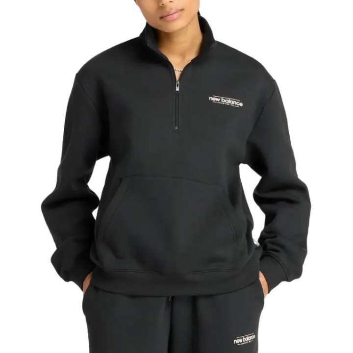 New Balance New Balance Sweatshirts Women's Black Stand Collar Moderate