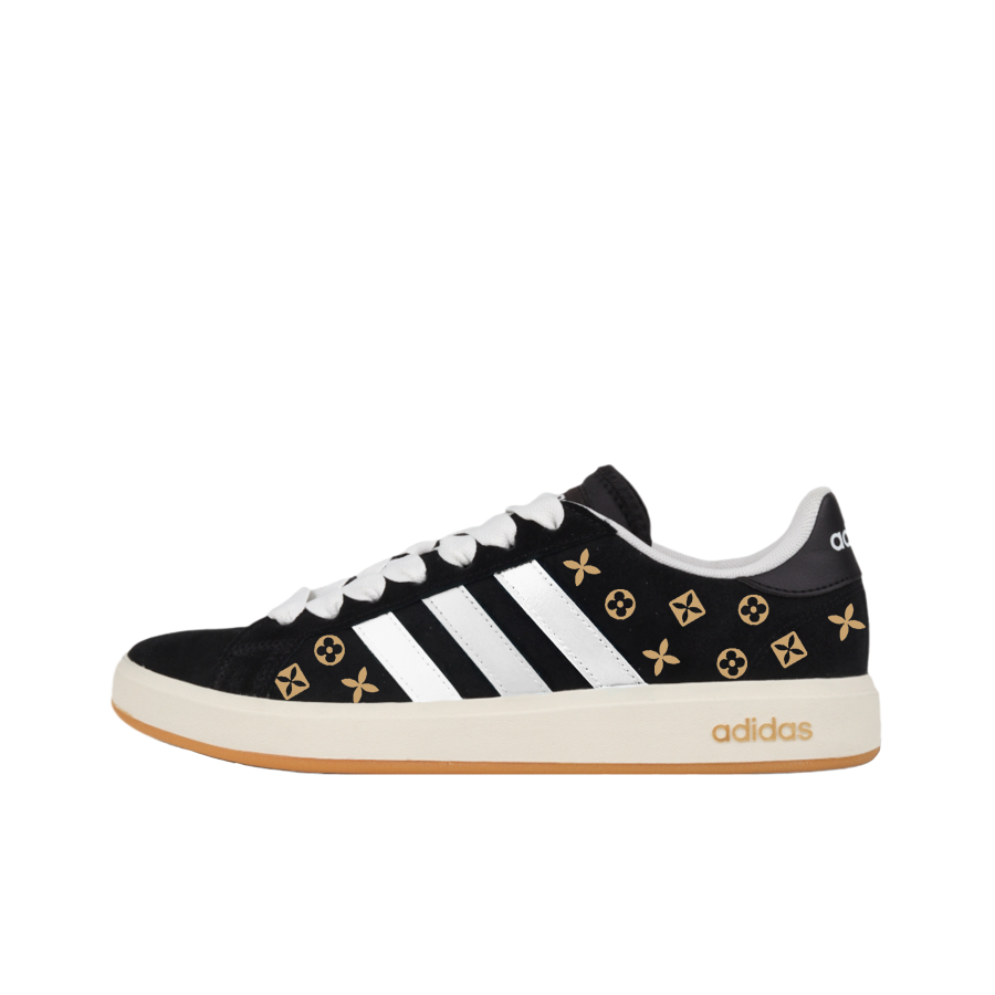 Adidas Adidas Grand Court Base 00s Twilight Luxury Synthetic Leather, Split Cow Leather Abrasion Resistant Low top