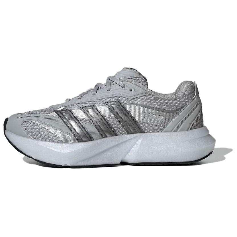 Adidas Adidas LIGHTBLAZE GLOW Cushioning Casual Running Shoes Women's Gray
