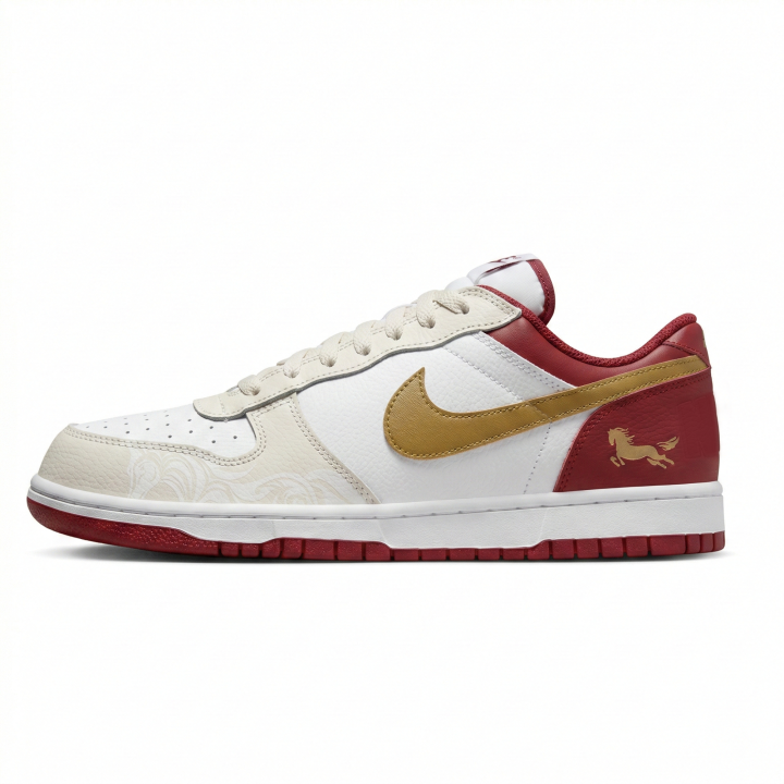 Nike Nike Big Lemon Joy Low top Skateboard Shoes Men's Ecru