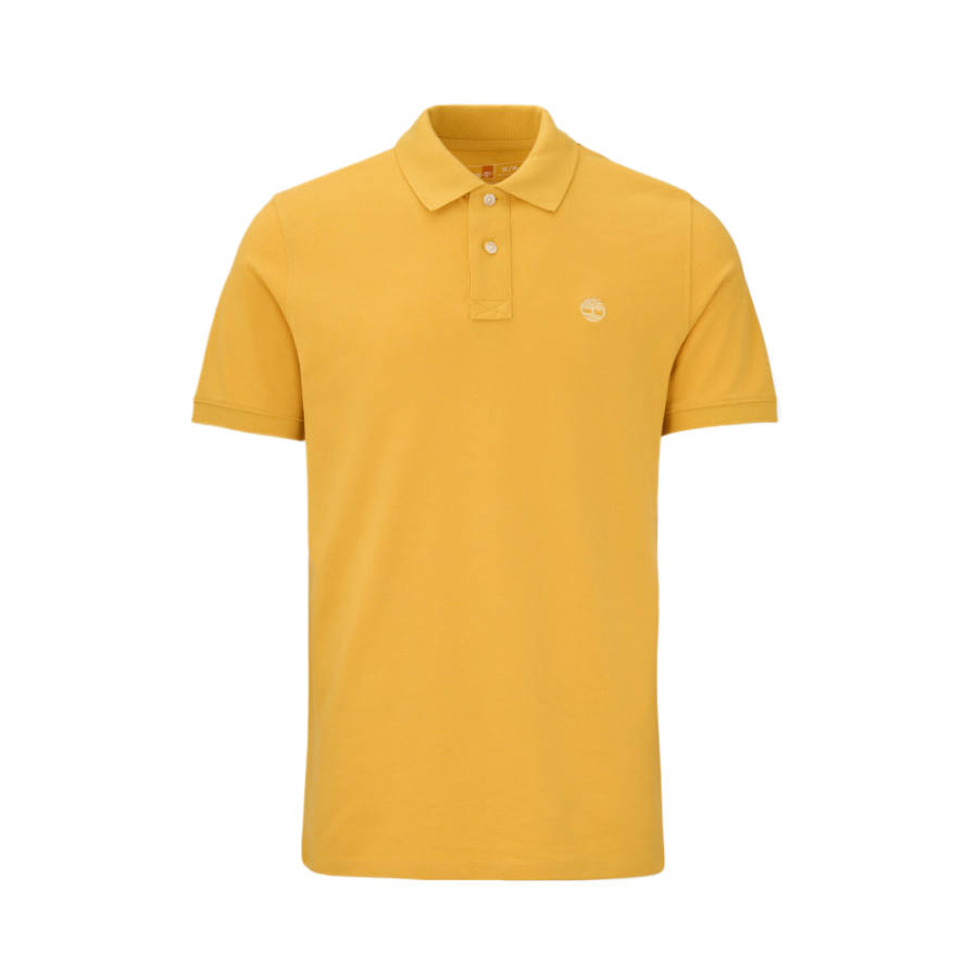 Timberland Polo Shirts Men's Yellow Polo Collar Moderate