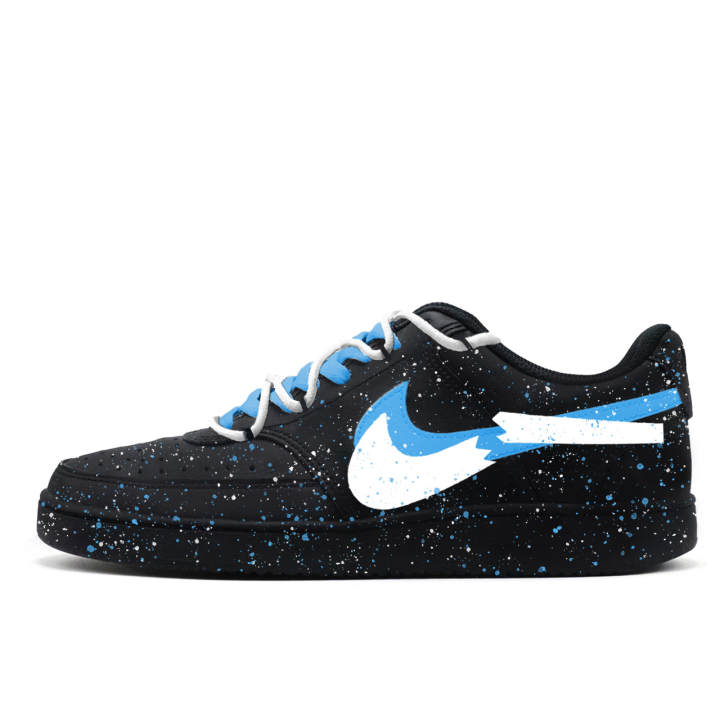 Nike Nike Court Vision 1 Souseiseki Pluto Synthetic Leather Cushioning Abrasion Resistant Low top Skateboard Shoes Unisex