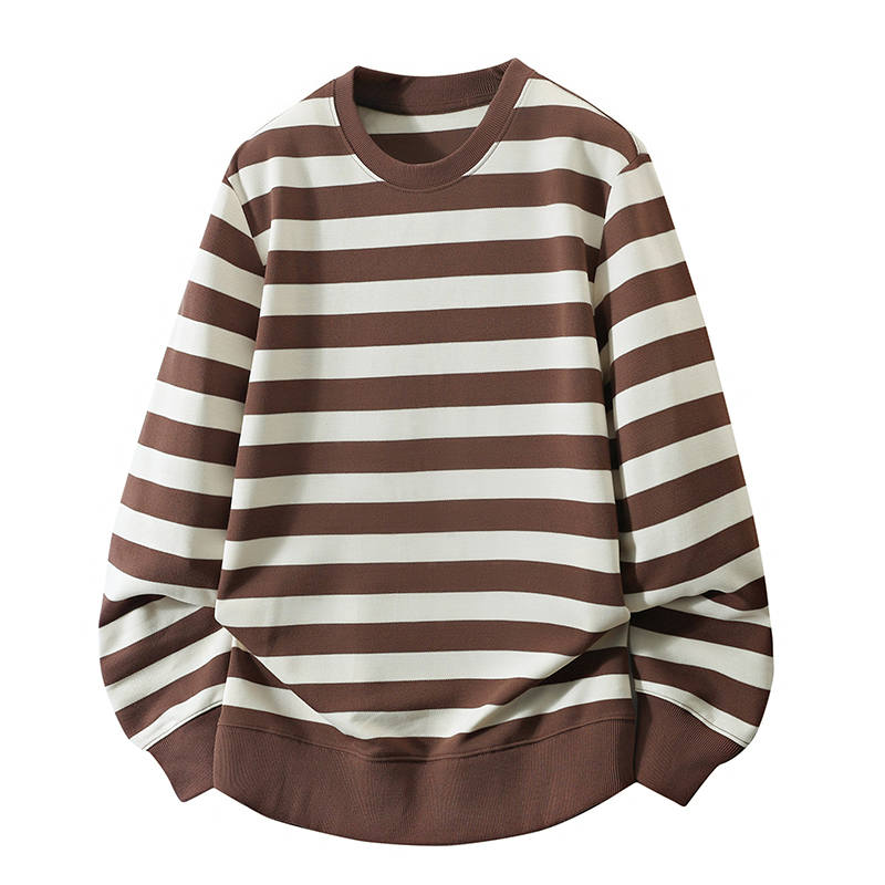 Tonlion Sweatshirts Unisex Coffee Crew Neck Moderate Regular