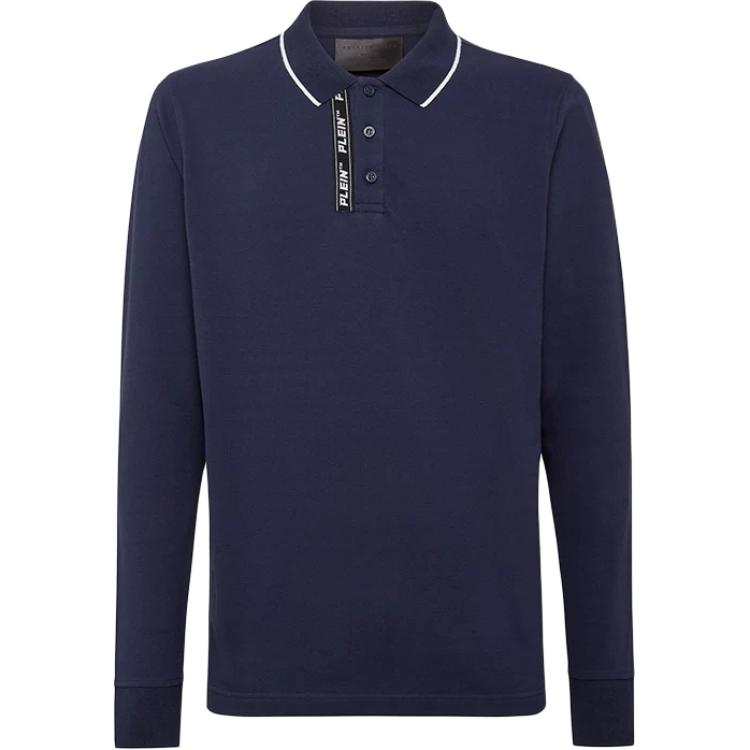 Philipp Plein logo embroidered polo shirt