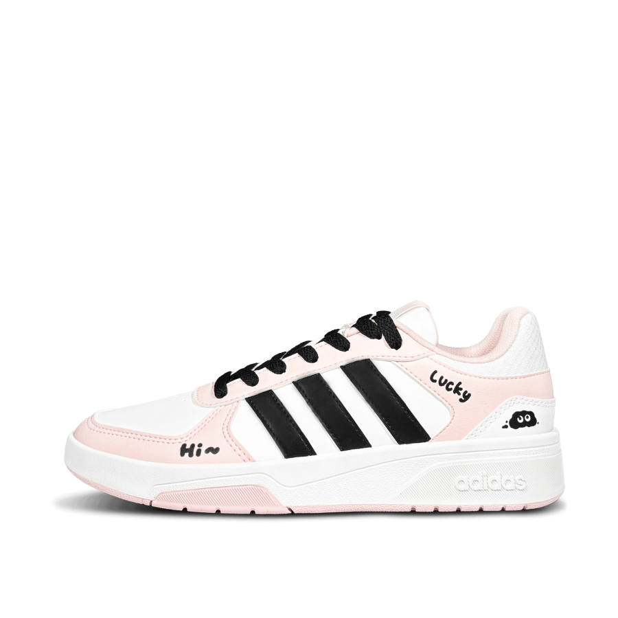 Adidas Adidas COURTBEAT Lucky Coal Ball Low top Skateboard Shoes Unisex Pink Black