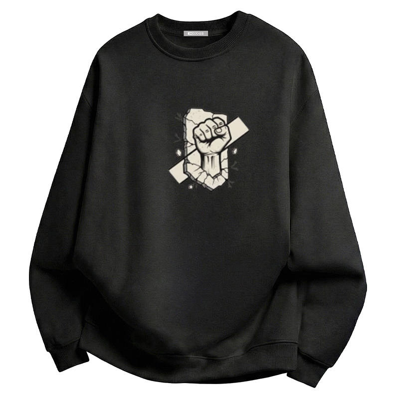 Hodo Sweatshirts Unisex Crew Neck Moderate Regular