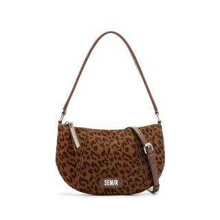 Semir Pu Shoulder Bag Regular Women's Brown