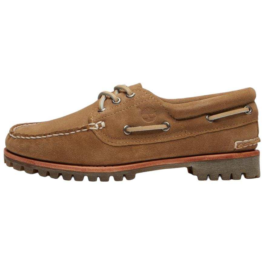 Timberland Leather Boat Shoes Women's Brown