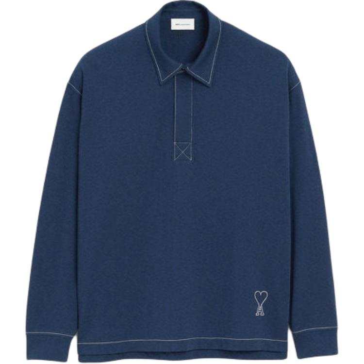 Amiparis Ami De Coeur Oversized Polo Shirt
