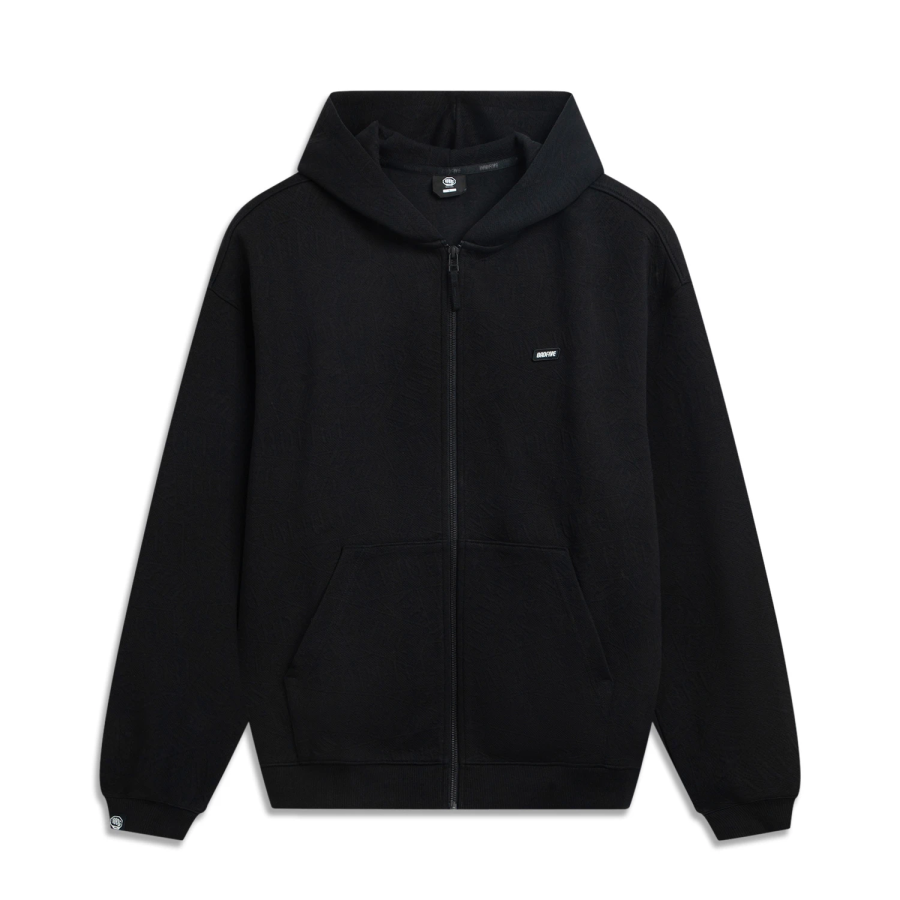 Li-Ning Li Ning Sweatshirts Men's Black Hooded Moderate Cardigan