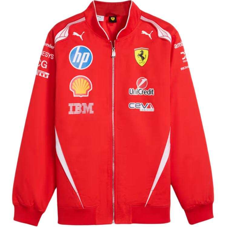 PUMA Scuderia Ferrari Men's Replica Driver's Bomber Jacket