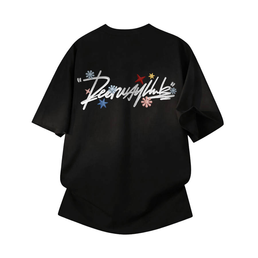 DEERWAY T Shirts Unisex Crew Neck Moderate Straight Fit