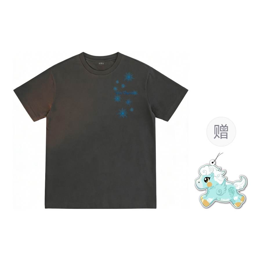 YALU T Shirts Unisex Crew Neck Thin Heavyweight