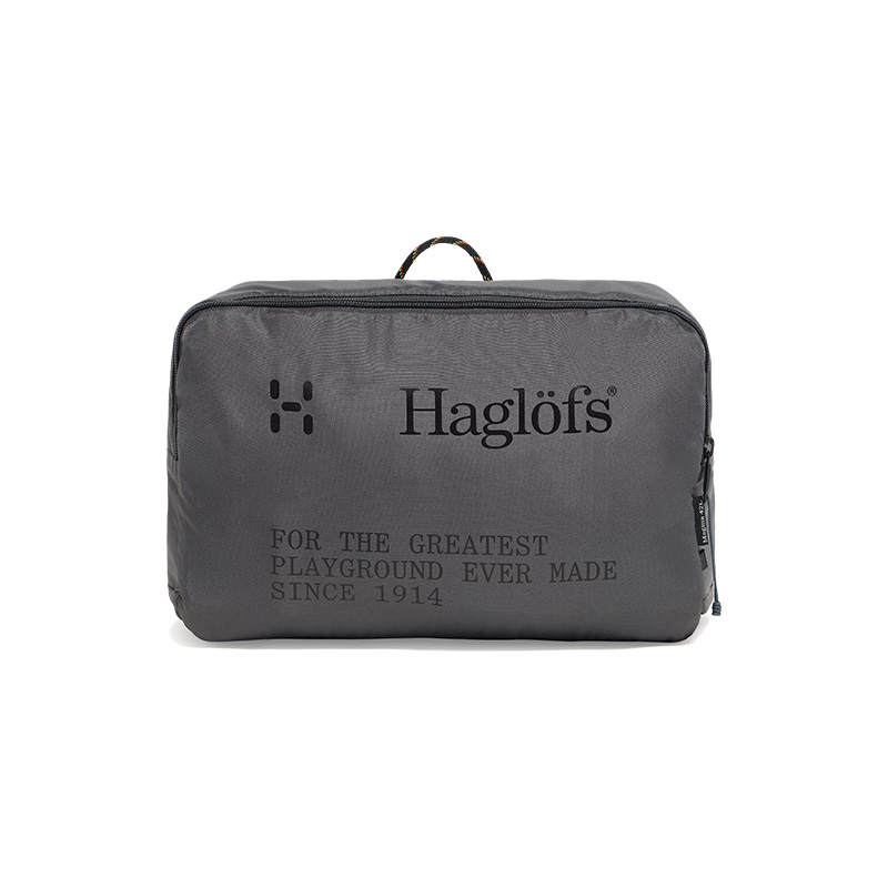 HAGLÖFS Recycled Polyester Travel Storage Bag Unisex Magnet Gray/Leaf Green