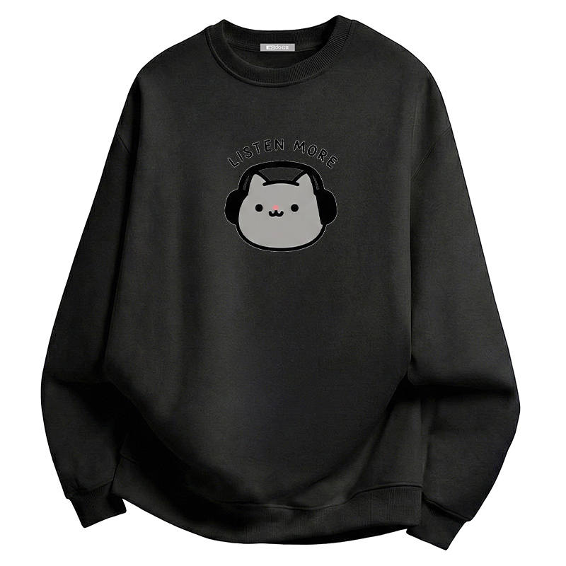 Hodo Sweatshirts Unisex Crew Neck Moderate Regular