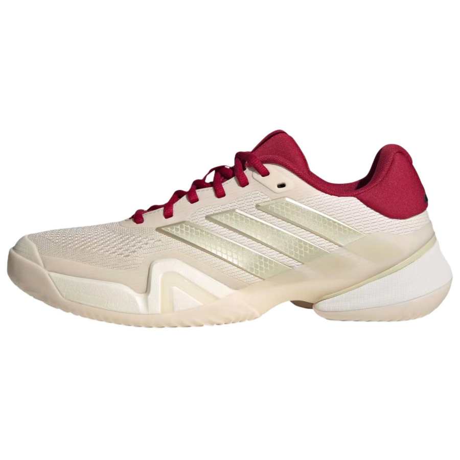Adidas Adidas BARRICADE 14 Abrasion Resistant Breathable Low top Tennis Shoes Men's Ecru