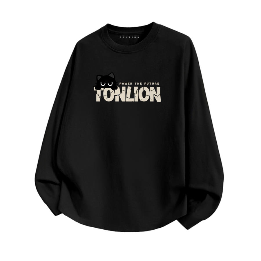 Tonlion T Shirts Unisex Crew Neck Moderate Straight Fit