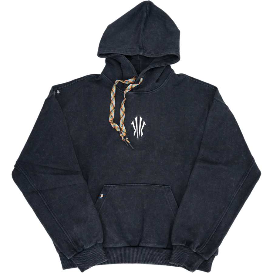 ANTA Sweatshirts Unisex Black Hooded Non Detachable Moderate