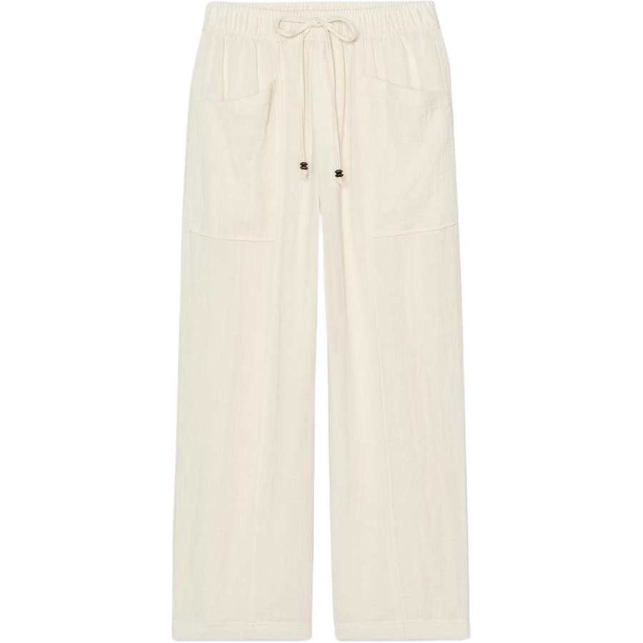 ZARA Casual Pants Women's White Moderate Straight Fit Pants