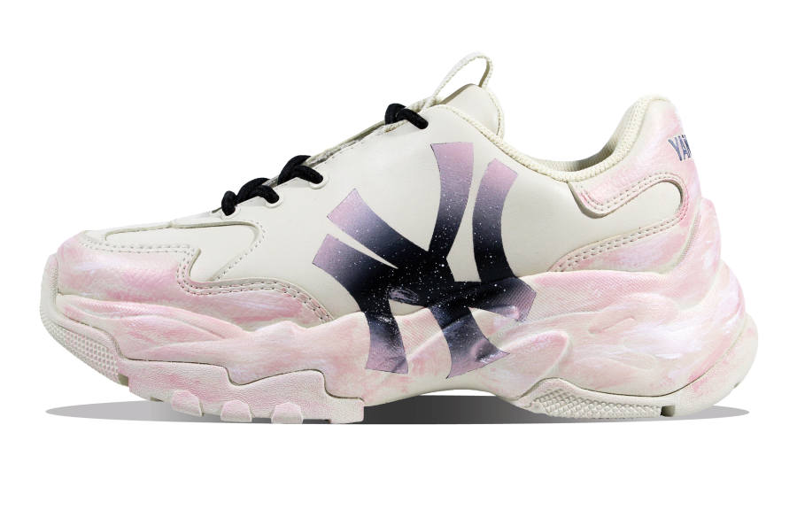 MLB Big Ball Chunky Starry Night Foam, Wild Culture Slip Resistant Abrasion Resistant Low top Chunky Sneakers Unisex