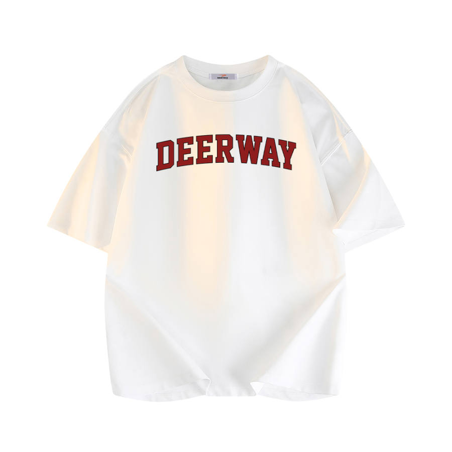 DEERWAY T Shirts Unisex Crew Neck Heavyweight