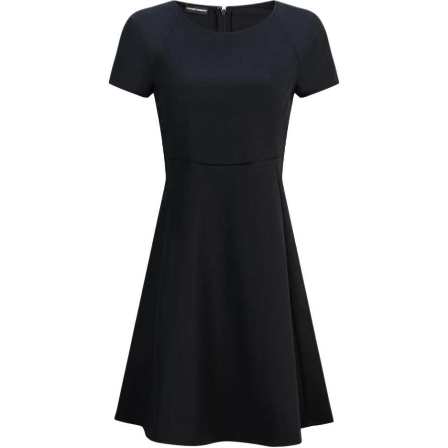 EMPORIO ARMANI Short Sleeved Dress Women's Navy Blue