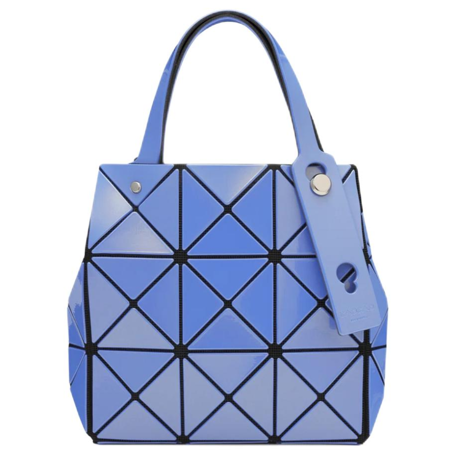 ISSEY MIYAKE Polyvinyl Chloride Resin Handbag Women's Blue