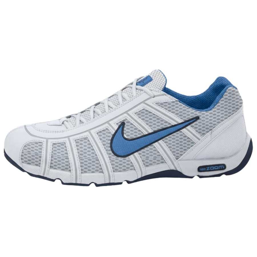 Nike Nike Air Zoom Fencer Breathable Abrasion Resistant Support Training Shoes Unisex White Blue